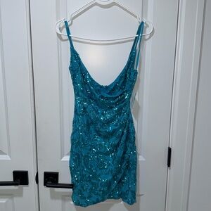 Windsor Turquoise Sequin Dress – Size Small – New With Tags